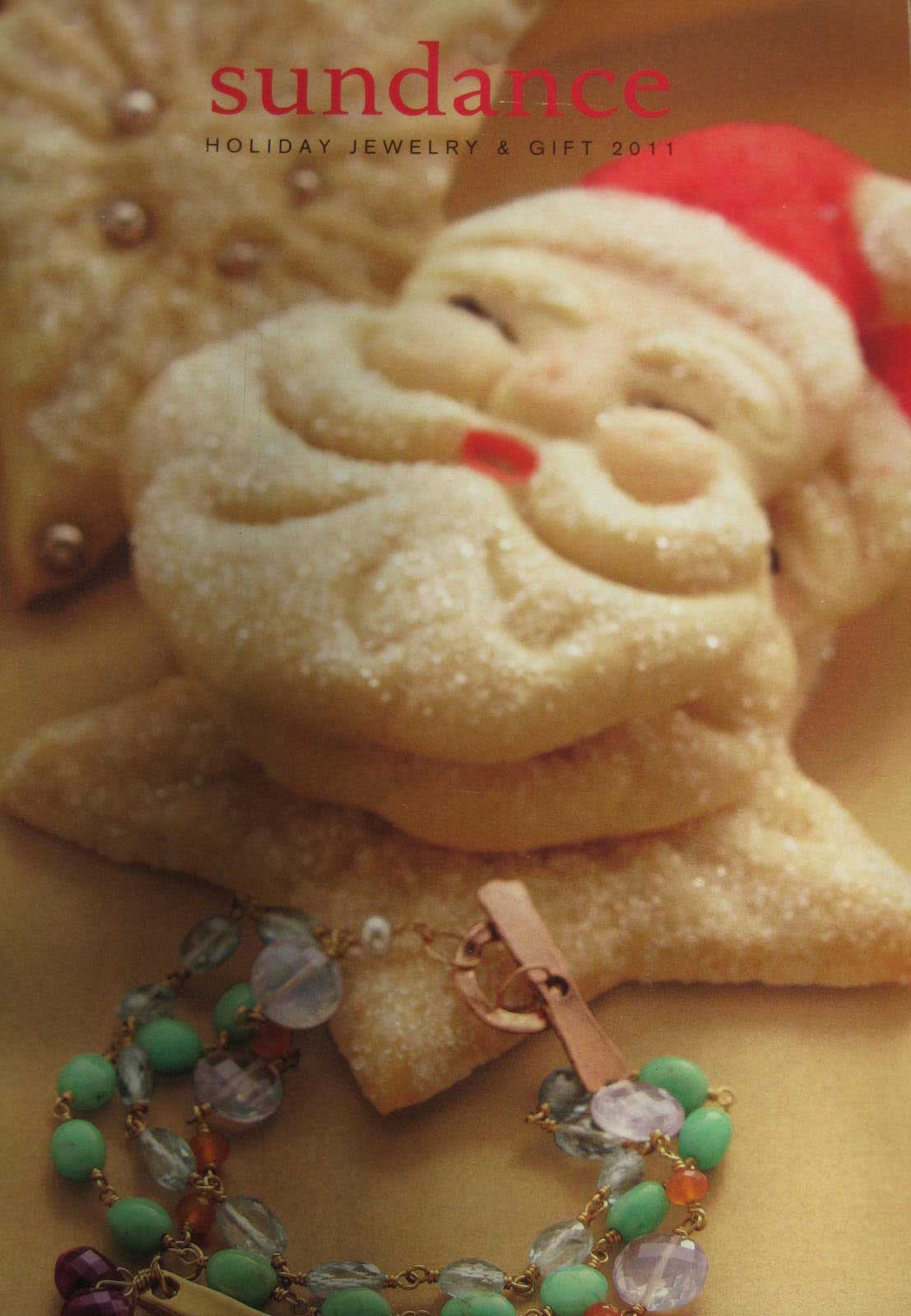 Sundance Catalog Aunt Chick's Jolly Santa Cookie Cover