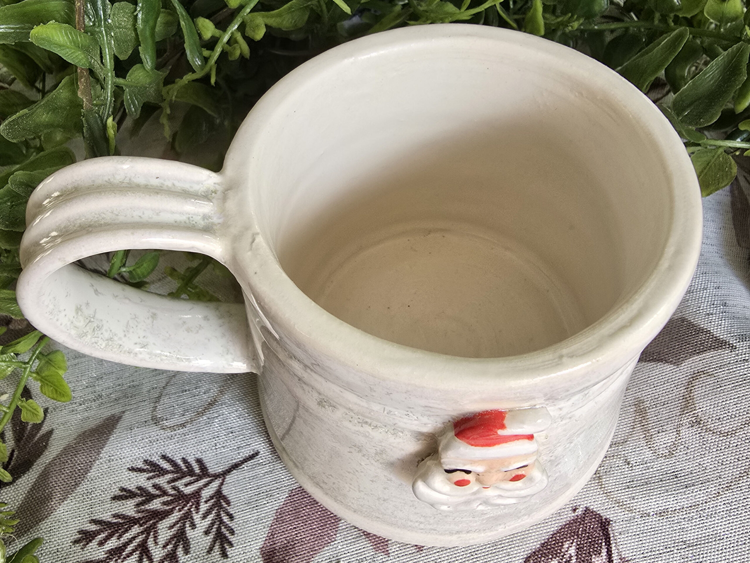 Mini Santa Tea Mugs - 03 Jolly Santa Cookie Mug - top